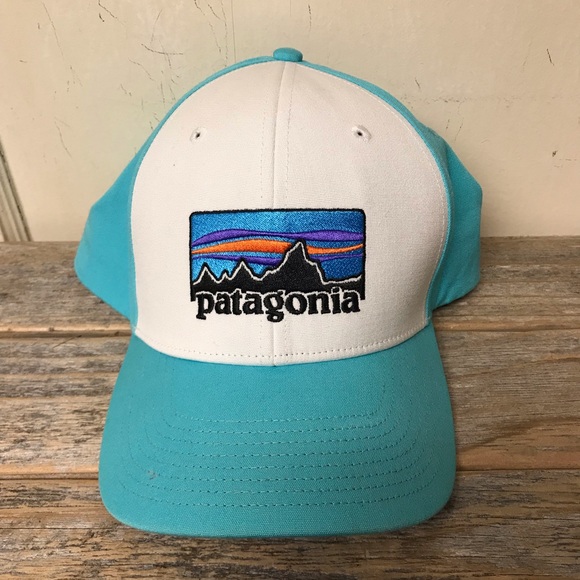 teal patagonia hat